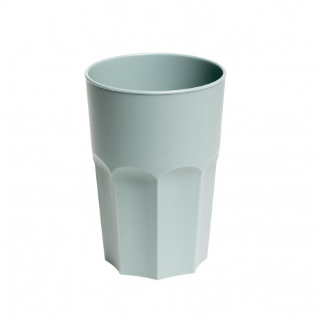 POLYGONS 500 ML PLASTIC CUP GREEN