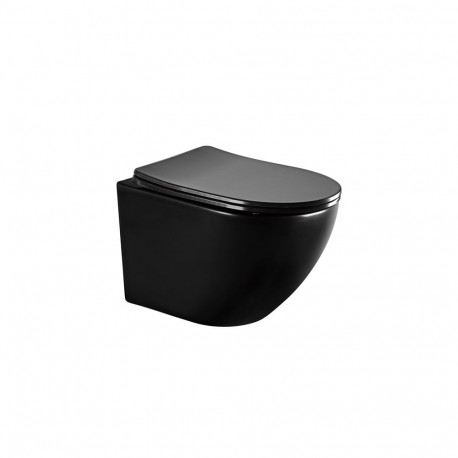 WALL HUNG DOMOLETTI ME525-MB RIMLESS BL