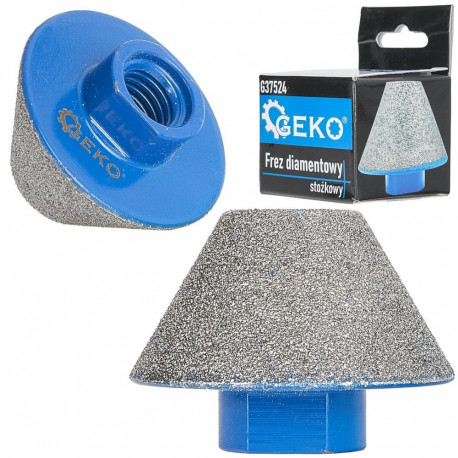 Dimanta koniskā frēze 20-48 mm, GEKO, G37524, M14 vītne, izturīga un precīza apstrāde