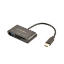 Gembird mälukaardilugeja UHB-CR3-02 SD USB-C