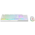 KEYBOARD +MOUSE/VIGOR GK30 COMBO WHITE US MSI