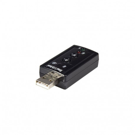 "Virtual 7.1 USB Stereo Audio Adapter External Sound Card"