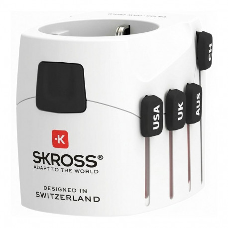 SKROSS reisadapter PRO World USB 7A