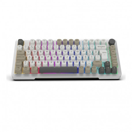 "INCA Gaming Tastatur RGB/GraySwitch/USB-C/BT 2.00m weiß"