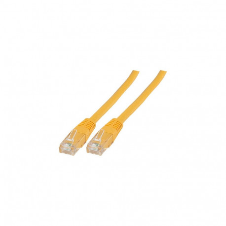 "EFB RJ45 Patchkabel Cat.6 U/UTP PVC CCA gelb 20m"