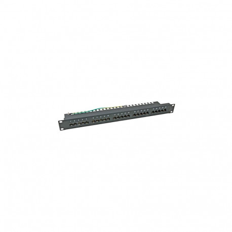 "EFB Patch Panel 25 x RJ45 8/4 1HE ISDN, RAL9005, Cat. 3"