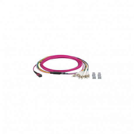 "EFB MTP(F)-LC Trunkkabel OM4 8 Fasern Typ B LSZH erika-violett 3m"