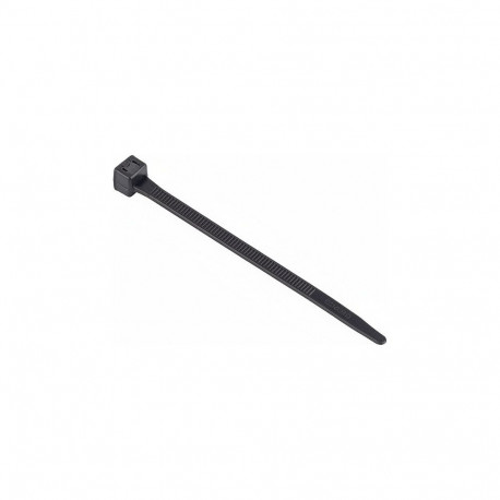 WKK plastist juhtmesidemed UV-kindlad 300x4,8mm 100 tk, must
