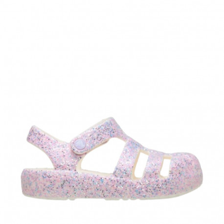 Sandały dla dzieci Crocs Classic Glitter Fismerman różowe 212644 0WV 24-25