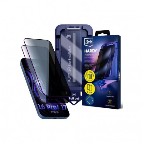 3mk ekraanikaitse Apple iPhone 16 Pro/17 Hardy Privzone 9H
