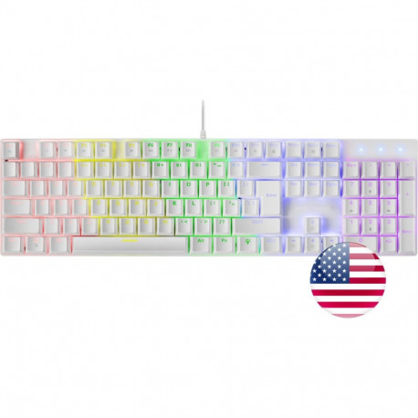 Mars Gaming mänguri mehaaniline klaviatuur MK422WRUS RGB Red Switch US