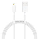 Baseus CABLE LIGHTNING TO USB 2M/WHITE CALYS-C02