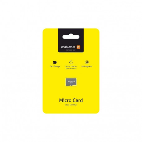 Evelatus Universal Micro Card SD 16GB 3.0 EMC01 W:20mb/s; R:60mb/s