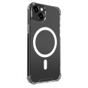 Evelatus Apple iPhone 15 Shockproof case with Magsafe Transparent