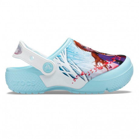Crocs laste klompsid 206167 Fl Ol Disney Frozen 2 4O9 23-34, helesinised