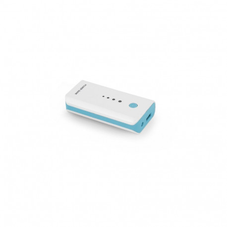 EMP104WB Esperanza power bank 5200mah electron led light biało/niebieski