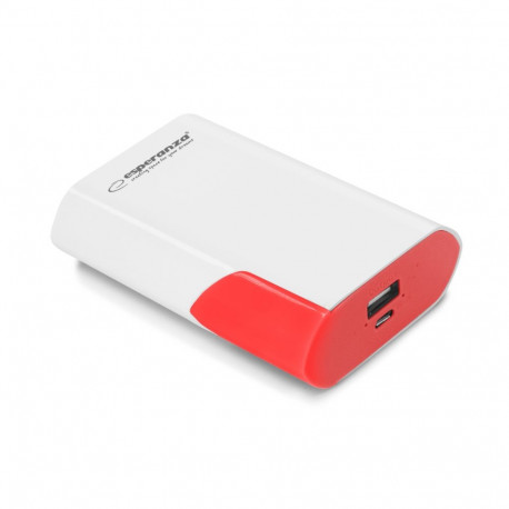 EMP111WR Power Bank 6000mAh Boson biało-czerwony Esperanza