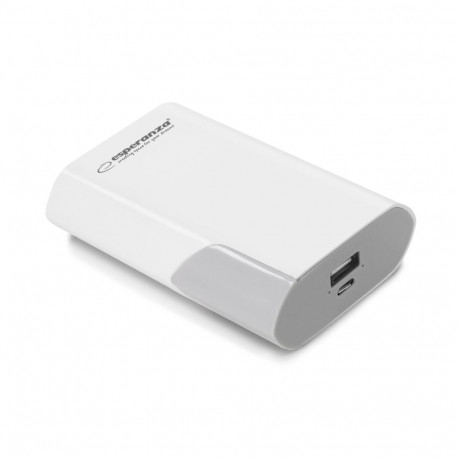 Esperanza akupank EMP111WE Boson 6000mAh, valge-hall