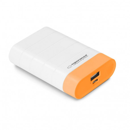 EMP110WO Power Bank 4800mAh Graviton biało-pomarańczowy Esperanza