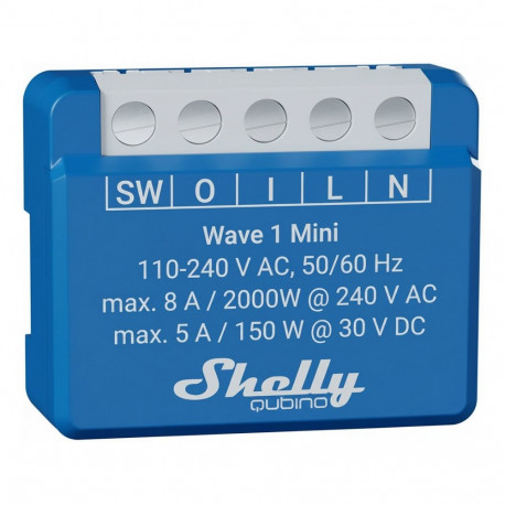 Shelly süvistatav Wave 1 Mini LR Z-Wave