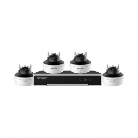 "HIKVISION NK844W1H-1T(E) berwachungsset NVR und 4x Dome WLAN"