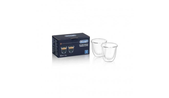 Delonghi Glass cups Espr.60ml 2pcs