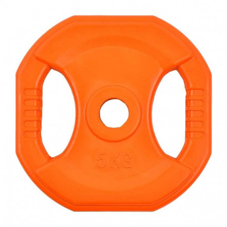Insportline Square Rubber-Coated Weight Plate Pump 5 kg
