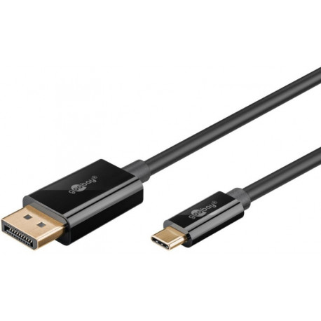 Goobay cable USB-C - DisplayPort 1m, black
