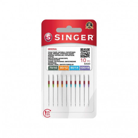 Singer Needles Universal N2020S9111416M1003 №70-80-90-100 10pcs 53001013