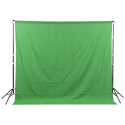 GlareOne Green Screen Fabric backdrop 3×3 m