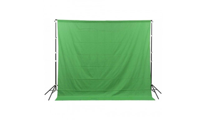GlareOne Green Screen Fabric backdrop 3×3 m