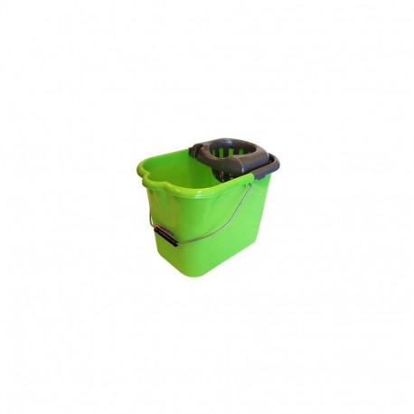 Sauber Oval bucket 15L with wringer and metal handle