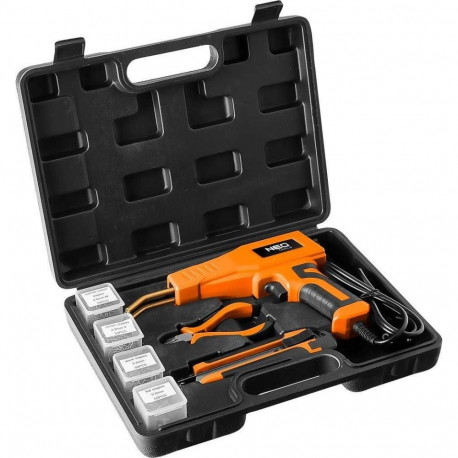 Neo Tools Plastic soldering iron 50W set + 200 pcs of staples