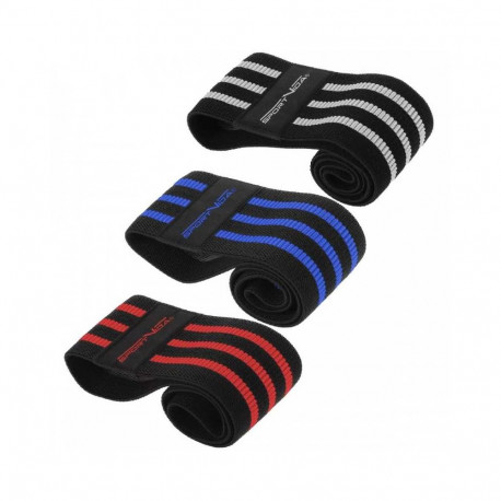 Sportvida High Resistance Band Fabric Rubber set (3pcs)