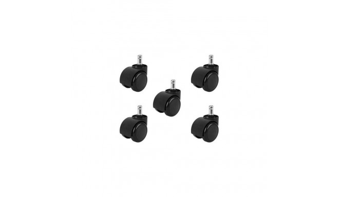 Malatec Office chair casters - 5pcs - black