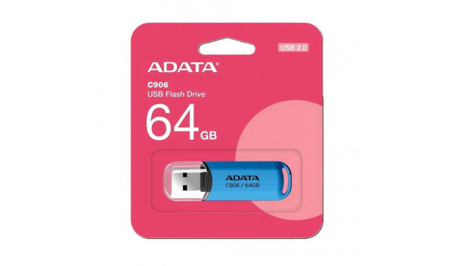 Adata 64GB Pendrive C906 USB 2.0 Blue