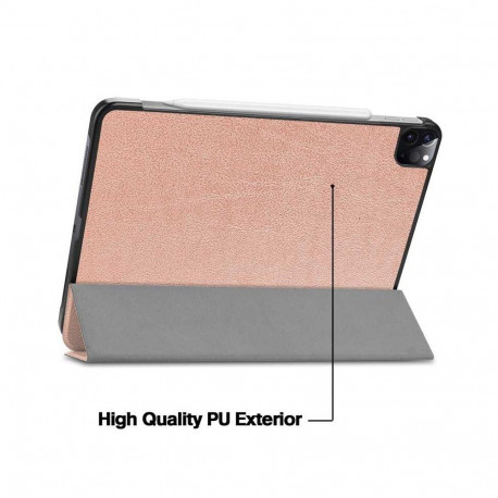 iLike "Tri-Fold Eco-Leather Stand Case Samsung Tab A9/A11 8.7''''" Rose Gold