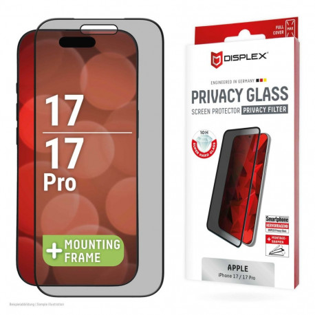 DISPLEX iPhone 17/17 Pro Privacy Screen Glass