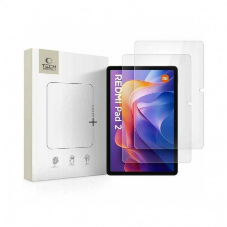 Tech Protect Glass Fit+ 2‑pack for Xiaomi Redmi Pad 2 / SE 11.0
