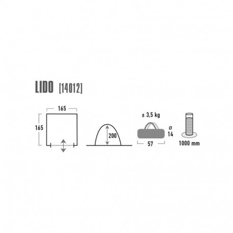 High Peak Lido Shower/Changing Tent
