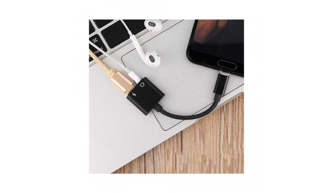 Riff Adapter Type-C to Type-C + jack 3.5mm