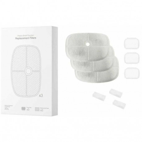 Petoneer Replacement Filters + Sponge + Pump Sticke (3 pcs)