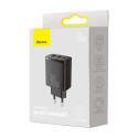 Baseus 30 W 2xUSB + USB-C QC3.0 PD3.0 BSU2897BLK
