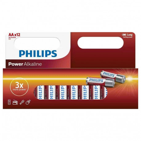 Philips LR6P12W/10 Power Alkaline AA / 12 pcs