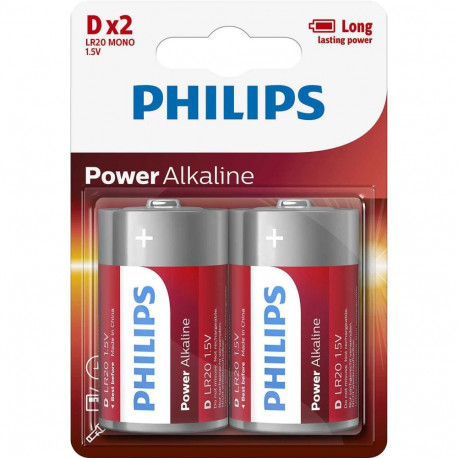 Philips LR20P2B/10 Power Alkaline D / 2 pcs