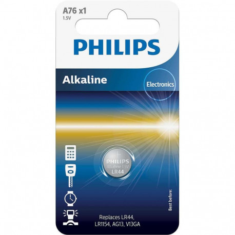 Philips A76/01B Mini Alkaline LR44 / 1 pcs