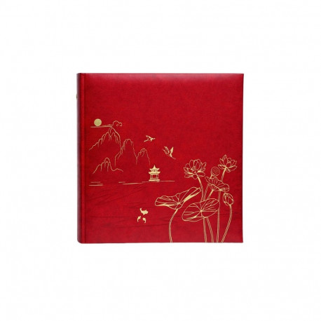 Photo Album - Gedeon KD46200 200 Photos 10x15 cm Bookbound Slip-In Red