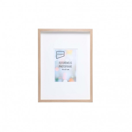 Frame - Imagee AMRI 30x40 Wooden Photo Frame for 15x20 cm Photo Light Brown