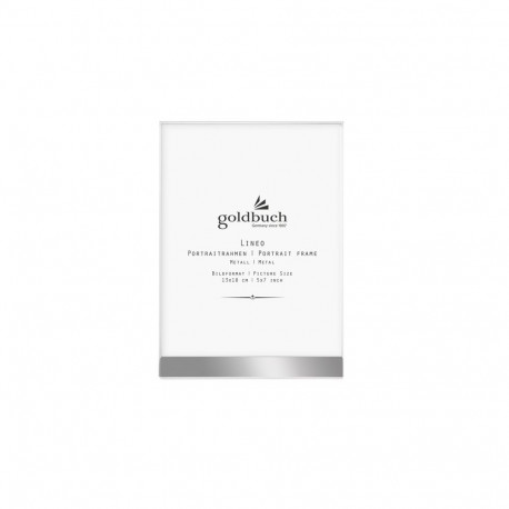 Picture Frame - GOLDBUCH 960523 Lineo 13x18 Cm Metal Frame