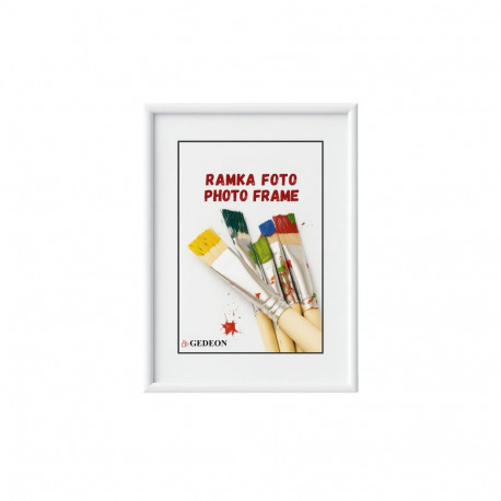 Frame - Gedeon GED 50x70 Plastic Frame 8mm Thickness White